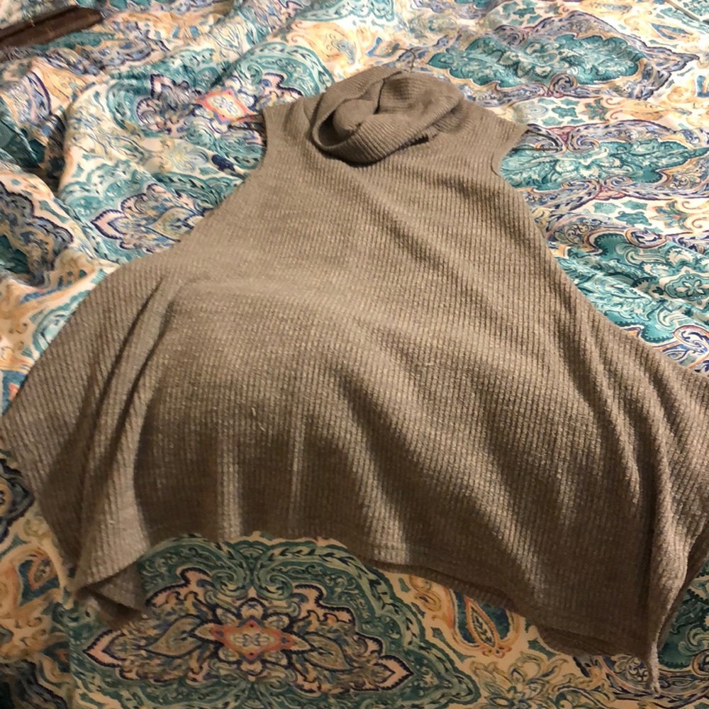 Grey sweater shirt